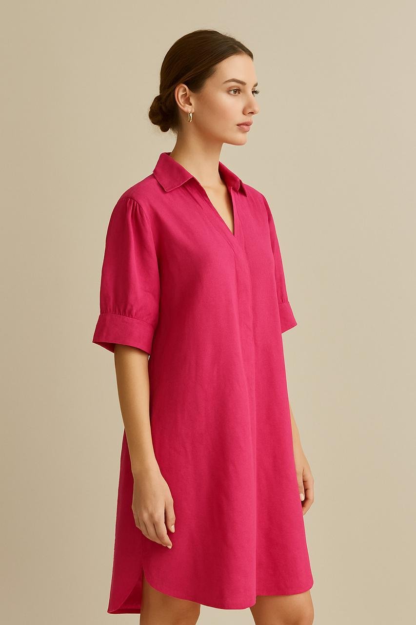 Pink Cotton Dress