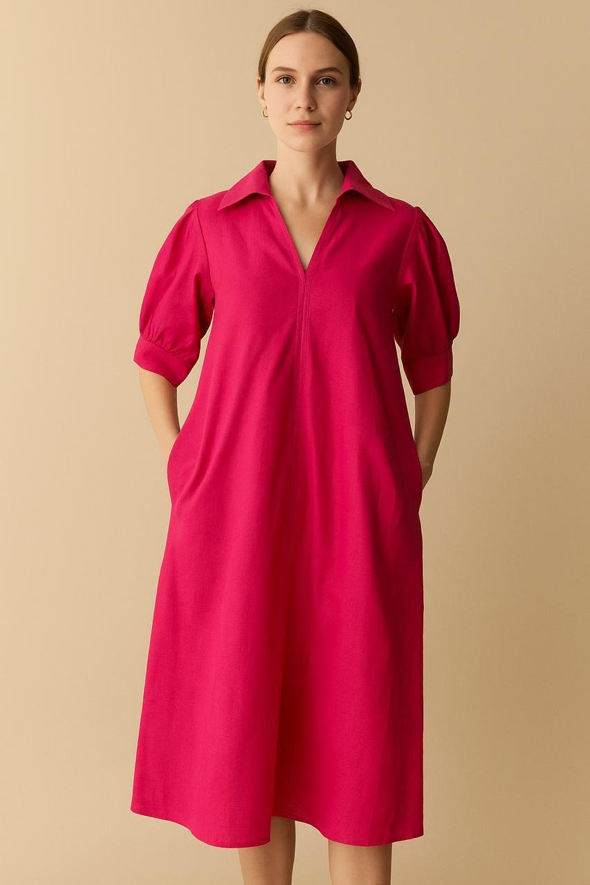 Pink Cotton Dress